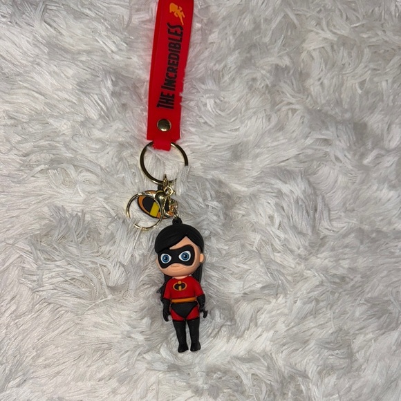 The Incredibles Keychain with Red Strap - Picture 1 of 3